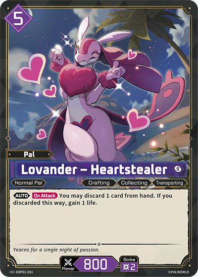 Lovander – Heartstealer | Booster Pack "Dawn of Palpagos" | C | Normal | #EBP01-081