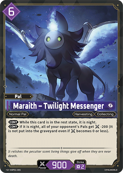 Maraith – Twilight Messenger | Booster Pack "Dawn of Palpagos" | U | Normal | #EBP01-085