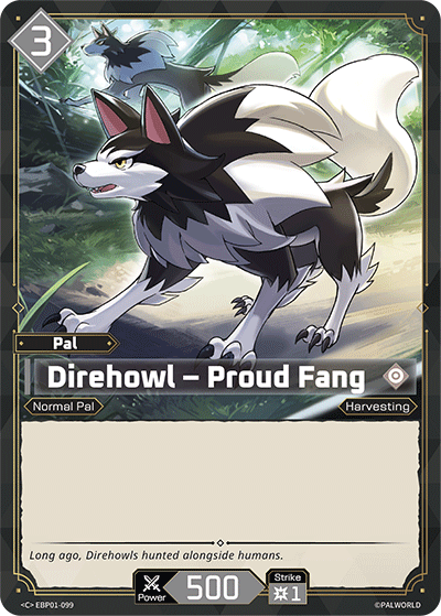 Direhowl – Proud Fang | Booster Pack "Dawn of Palpagos" | C | Normal | #EBP01-099