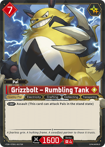Grizzbolt – Rumbling Tank | Trial Deck "Dawn of Palpagos Red・Blue" | TSR | Normal | #ETD01-001TSR