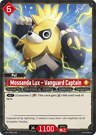 Mossanda Lux – Vanguard Captain | Trial Deck "Dawn of Palpagos Red・Blue" | TD | Normal | #ETD01-006