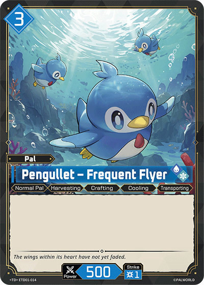 Pengullet – Frequent Flyer | Trial Deck "Dawn of Palpagos Red・Blue" | TD | Normal | #ETD01-014