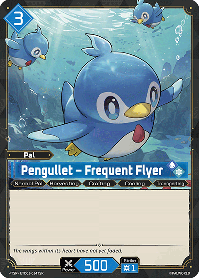 Pengullet – Frequent Flyer | Trial Deck "Dawn of Palpagos Red・Blue" | TSR | Normal | #ETD01-014TSR