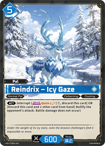 Reindrix – Icy Gaze | Trial Deck "Dawn of Palpagos Red・Blue" | TD | Normal | #ETD01-016
