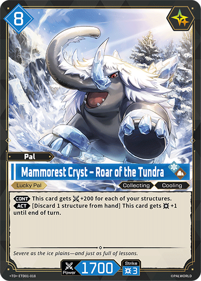 Mammorest Cryst – Roar of the Tundra | Trial Deck "Dawn of Palpagos Red・Blue" | TD | Normal | #ETD01-018