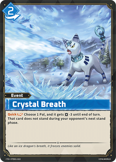 Crystal Breath | Trial Deck "Dawn of Palpagos Red・Blue" | TD | Normal | #ETD01-022