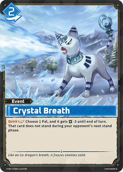 Crystal Breath | Trial Deck "Dawn of Palpagos Red・Blue" | TSR | Normal | #ETD01-022TSR