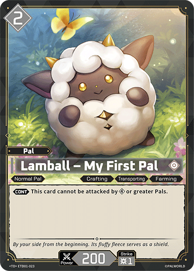 Lamball – My First Pal | Trial Deck "Dawn of Palpagos Red・Blue" | TD | Normal | #ETD01-023