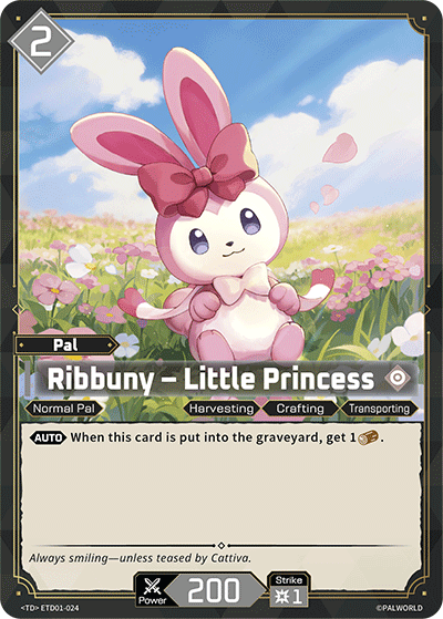 Ribbuny – Little Princess | Trial Deck "Dawn of Palpagos Red・Blue" | TD | Normal | #ETD01-024
