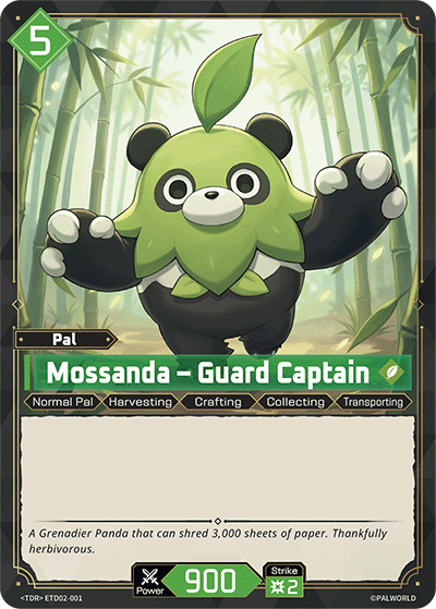 Mossanda – Guard Captain | Trial Deck "Dawn of Palpagos Green・Purple" | TD | Normal | #ETD02-001