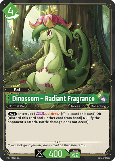 Dinossom – Radiant Fragrance | Trial Deck "Dawn of Palpagos Green・Purple" | TD | Normal | #ETD02-004