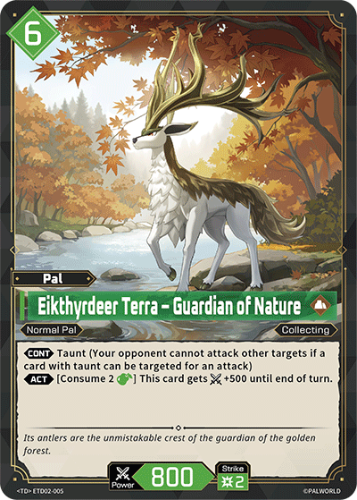 Eikthyrdeer Terra – Guardian of Nature | Trial Deck "Dawn of Palpagos Green・Purple" | TD | Normal | #ETD02-005