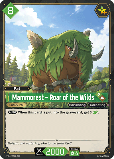 Mammorest – Roar of the Wilds | Trial Deck "Dawn of Palpagos Green・Purple" | TD | Normal | #ETD02-007