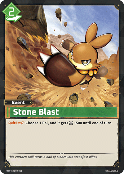 Stone Blast | Trial Deck "Dawn of Palpagos Green・Purple" | TD | Normal | #ETD02-011
