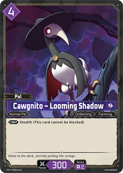 Cawgnito – Looming Shadow | Trial Deck "Dawn of Palpagos Green・Purple" | TD | Normal | #ETD02-015