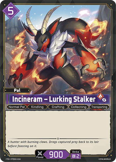 Incineram – Lurking Stalker | Trial Deck "Dawn of Palpagos Green・Purple" | TD | Normal | #ETD02-016