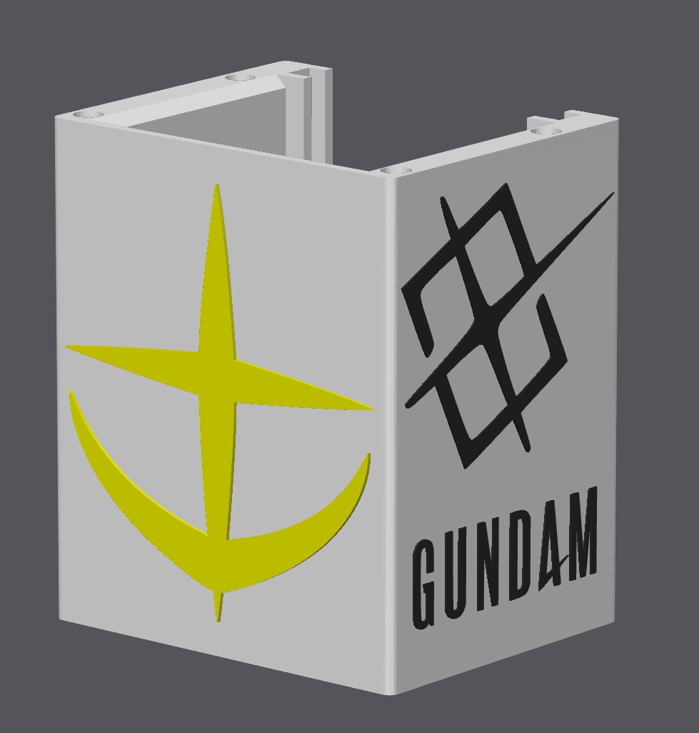 Gundam Card Game Deck Box with Magnetic Dice Holder