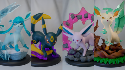 🧬 Poke Crisis Miniatures – Elemental Fox Evolution Collection