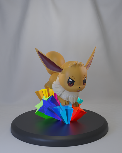 🧬 Poke Crisis Miniatures – Elemental Fox Evolution Collection