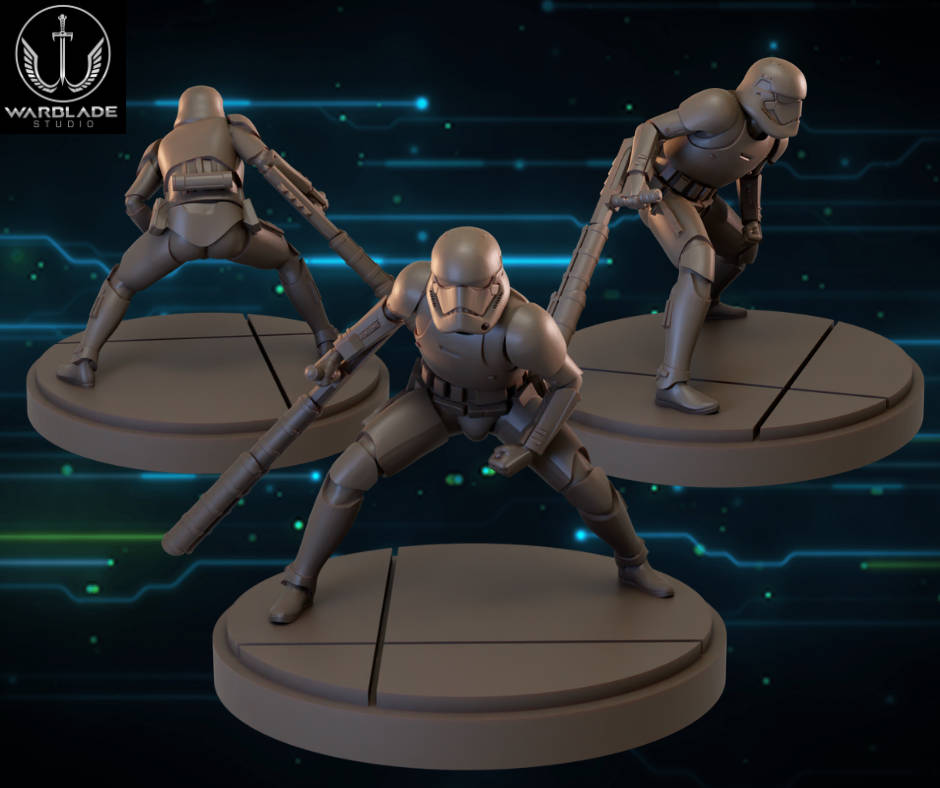 Warblade Studios Star Wars Shatterpoint Proxies | 40mm Miniature | 2023.10