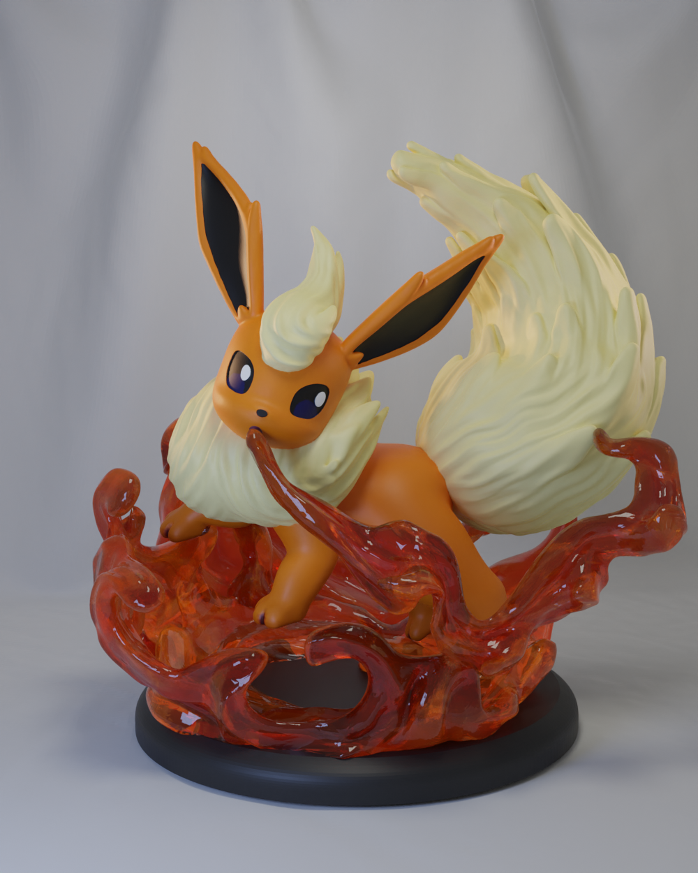 🧬 Poke Crisis Miniatures – Elemental Fox Evolution Collection