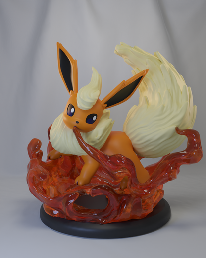 🧬 Poke Crisis Miniatures – Elemental Fox Evolution Collection