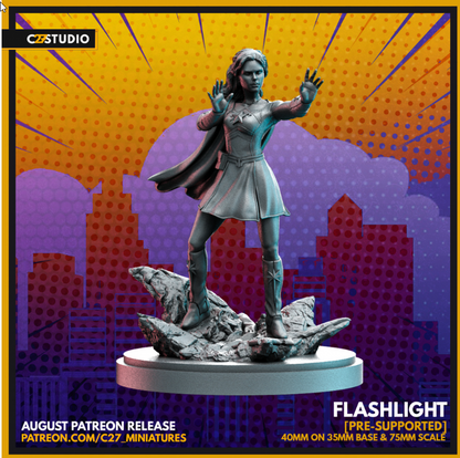 C27 Minis & Terrain August 2022 Release: Cannonball, Daredevil, Ghost Spider, Groot, Human Torch, Longshot, Marinna, Pizza Poppa, Starlight, Stryfe, War Machine