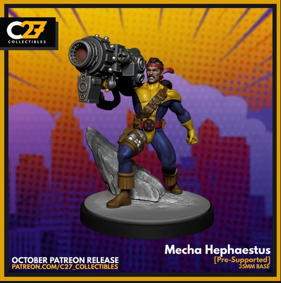 C27 Minis & Terrain October 2021 Release: Ultimate X-Men Villains and Heroes Collection – Apocalypse, Archangel, Bishop, Forge, Mystique, Nightcrawler, Shadowcat