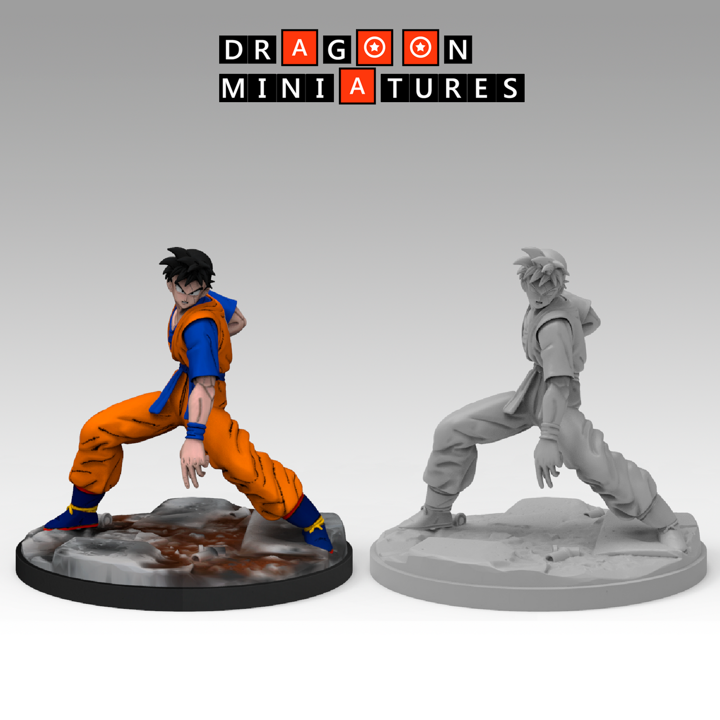 2023.07 Android Saga Part 3: Resin 3D Printed Miniatures Set - Android 13 Alter Pose, Android 13 Stand, Android 14, Android 15, Future Gohan, Future Gohan Super Saiyan, Super 13, Young Trunks - Dragoon Miniatures