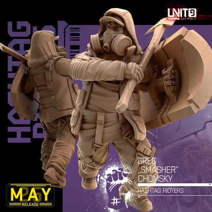 UNIT9 05.2025 – Hashtag Rioters | Greg Smasher Chomsky | Iona Shard Drayke | Nova Brickbat Cruz | Orion Vex | Panzer Pup | Raze Crowbar Mendoza