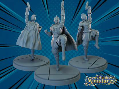 Hardcore Miniatures March 2023 Release: Aries Mū, Bonyu, Yuga Aoyama, Cygnus Hyoga, Dragon Shiryū, Gamma 1, Gamma 2, Gemini Saga, Camie Utsushimi, Mei Hatsume, North Kai, Real Steal, Red Riot, Sagittarius Aiolos, Saiyaman