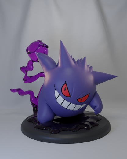 Gastly | Gengar | Haunter | Mega Gengar | Poke Crisis Miniatures