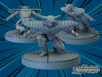 Hardcore Miniatures January 2023 Release: Bardock, Bojack, Burter, Capricorn, Ginyu, Guldo, Hit, Jeice, Mecha Frieza, Pegasus, Poseidon, Recoome, Trunks