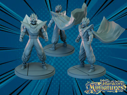 Hardcore Miniatures April 2023 Release: Acuario, Broly, Buffalo, Caesar, Cancer, Caribou, Carrot, Fenix, Gogeta, Gohan, Goz, Kureha, Leo, Libra, Slug