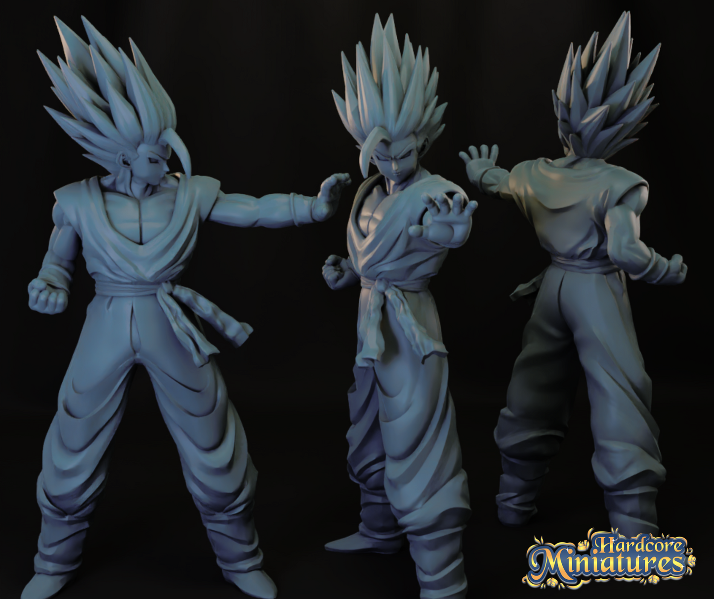 Hardcore Miniatures October 2022 Release: Allmight, Buu, Cell Jr., Gohan Beast, Gotenks, Guru, Nail, Orange Piccolo, Roshi, Taurus, Trunks, Yajirobe, Zoro