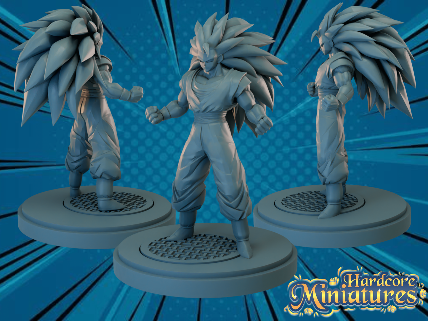 Hardcore Miniatures December 2022 Release: Android 21, Cell, Frieza, Goku Ssj3, Goku Ssj4, Janemba, Kakashi, Kid Buu, Nappa, Naruto, Rukia, Vegetto, Zamasu