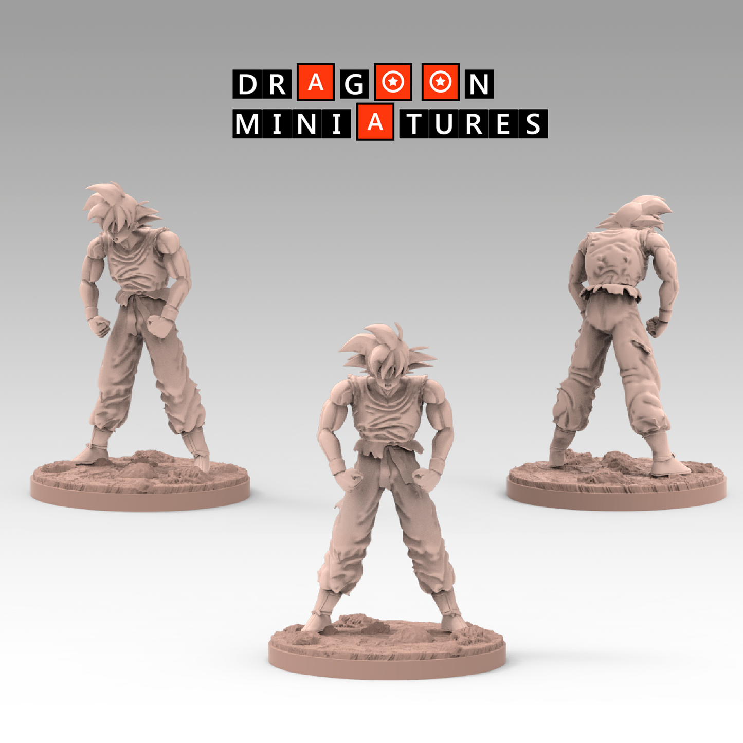 2023.02 Namek Saga 3: Resin 3D Printed Miniatures Set - Frieza Forms & Goku Transformations - Dragoon Miniatures