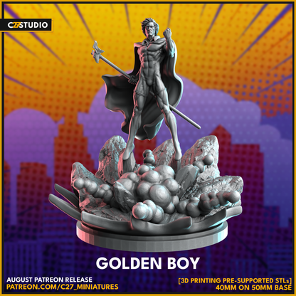 C27 Minis & Terrain August 2023 Release: Chrome Dome, Golden Boy, Grimace, Heladriel, Lover of the Russian Queen, Parasite Stacy, Rat Daddy, Silky Smooth, Womanta, Young Trickshot