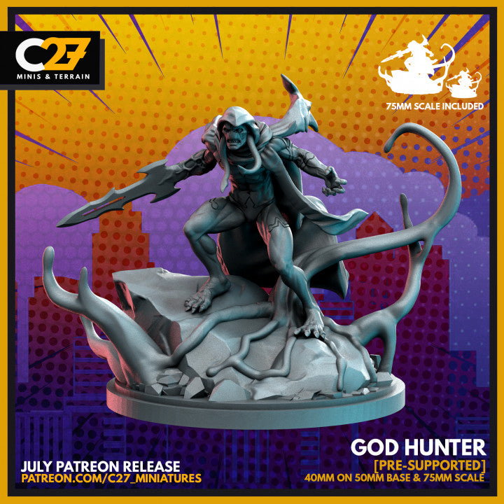 C27 Minis & Terrain July 2022 Release: Atlantean Goons, Aurora, Cosmic Ghost Rider, Drax, Gorr the God Butcher, Homelander, Maeve, Punisher, Rictor, Spider Woman, Sue Storm, Sunfire, Valkyrie, Warlock