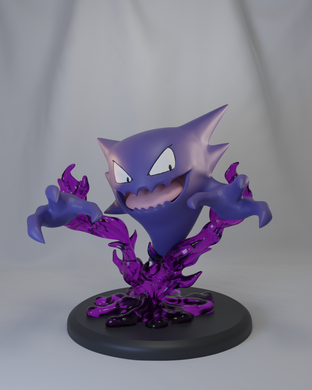 Gastly | Gengar | Haunter | Mega Gengar | Poke Crisis Miniatures