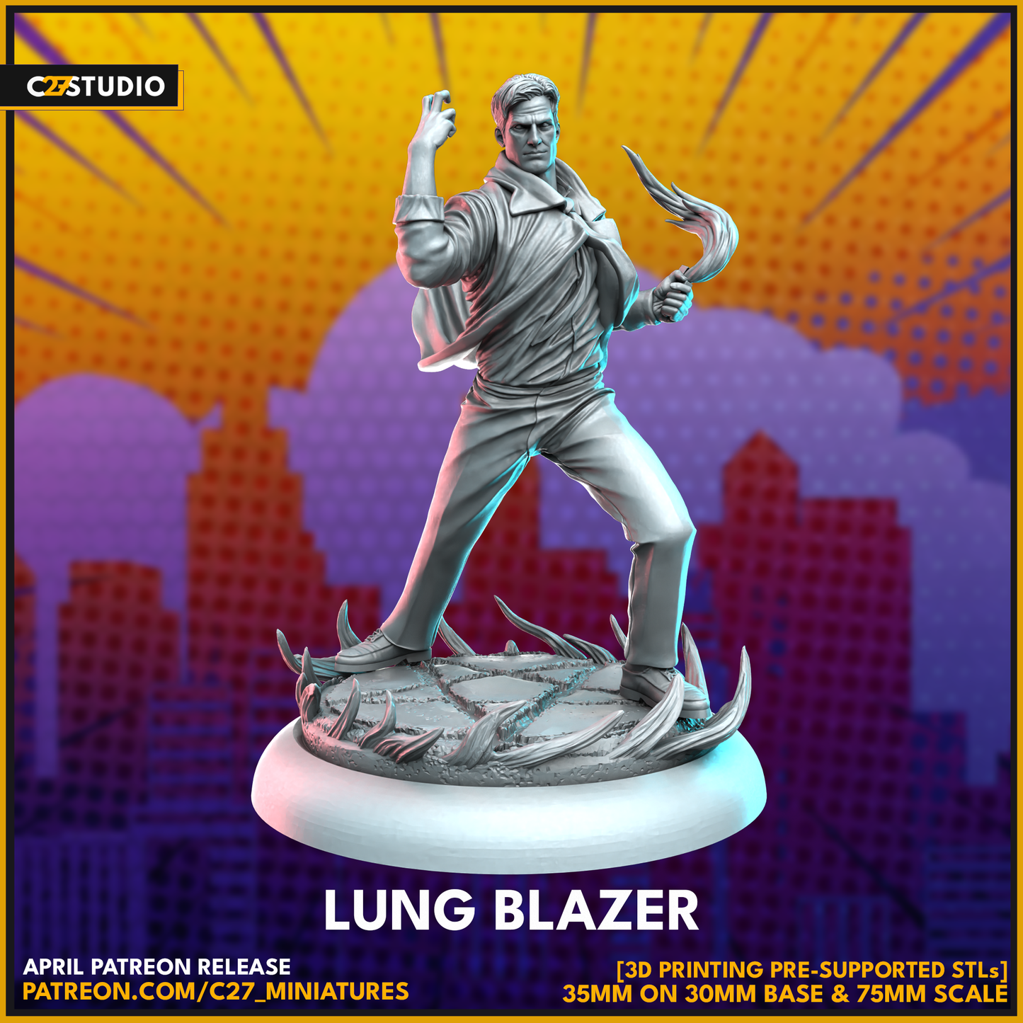 C27 Minis & Terrain April 2023 Release: Blue Marvel, Clea, Hogun, John Constantine, Kitty Pryde, Knull, M'Baku, Magik, Meggan, Nick Fury Sr., Robin, Shanna