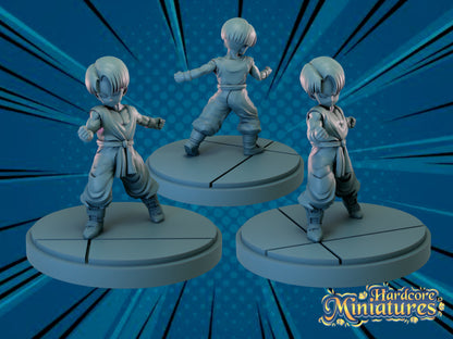 Hardcore Miniatures May 2023 Release: Anbu, Android 18, Brook, Buu, Chopper, Dracule, Ino, Itachi, Kid Gotten, Kid Trunks, Sanji, Sasuke, Shikamaru, Spopovich, Ussopp