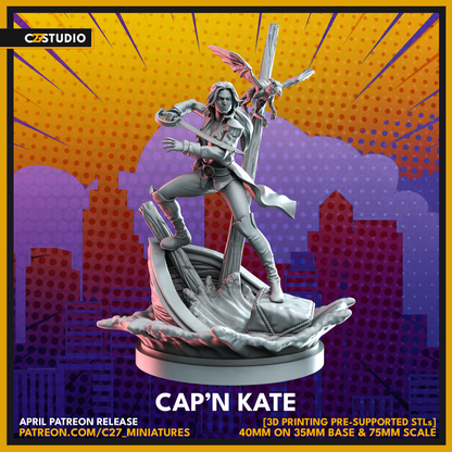 C27 Minis & Terrain April 2023 Release: Blue Marvel, Clea, Hogun, John Constantine, Kitty Pryde, Knull, M'Baku, Magik, Meggan, Nick Fury Sr., Robin, Shanna