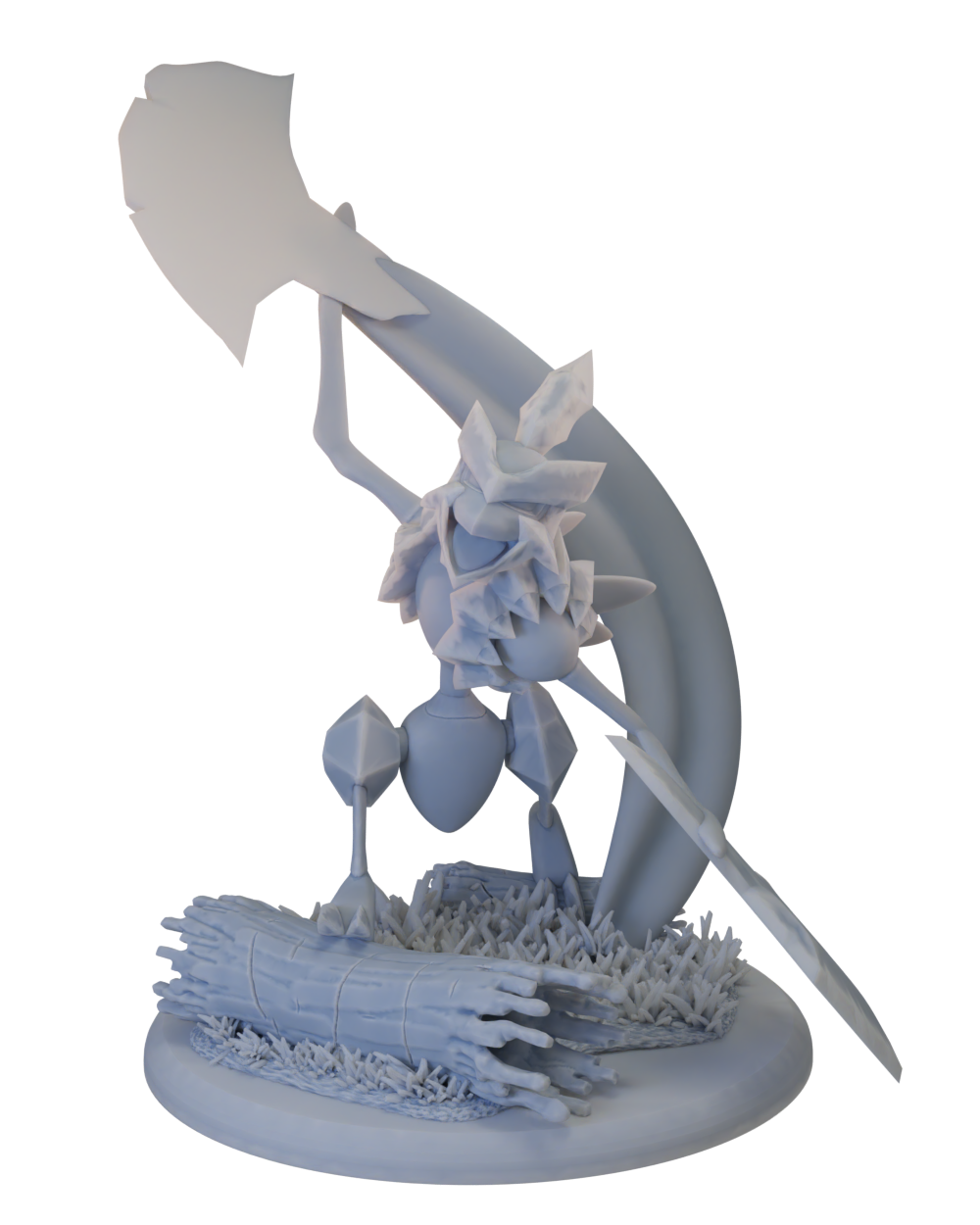 🪲 Poke Crisis Miniatures – Bladed Insect Evolution - Kleavor, Scizor, Scizor, Mega Scyther