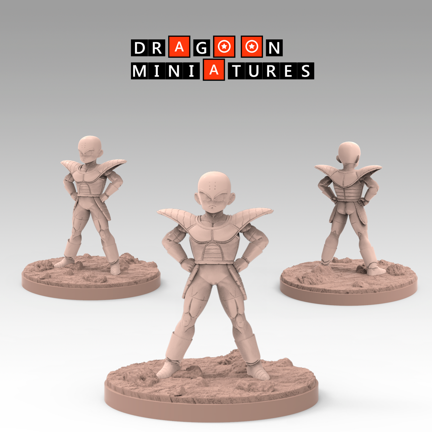 2022.10 Namek Saga Begins! Resin 3D Printed Miniatures Set - Appule, Bases, Bulma, Cui, Dodoria, Frieza, Gohan, Krillin, Super Zarbon, Vegeta, Zarbon - Dragoon Miniatures