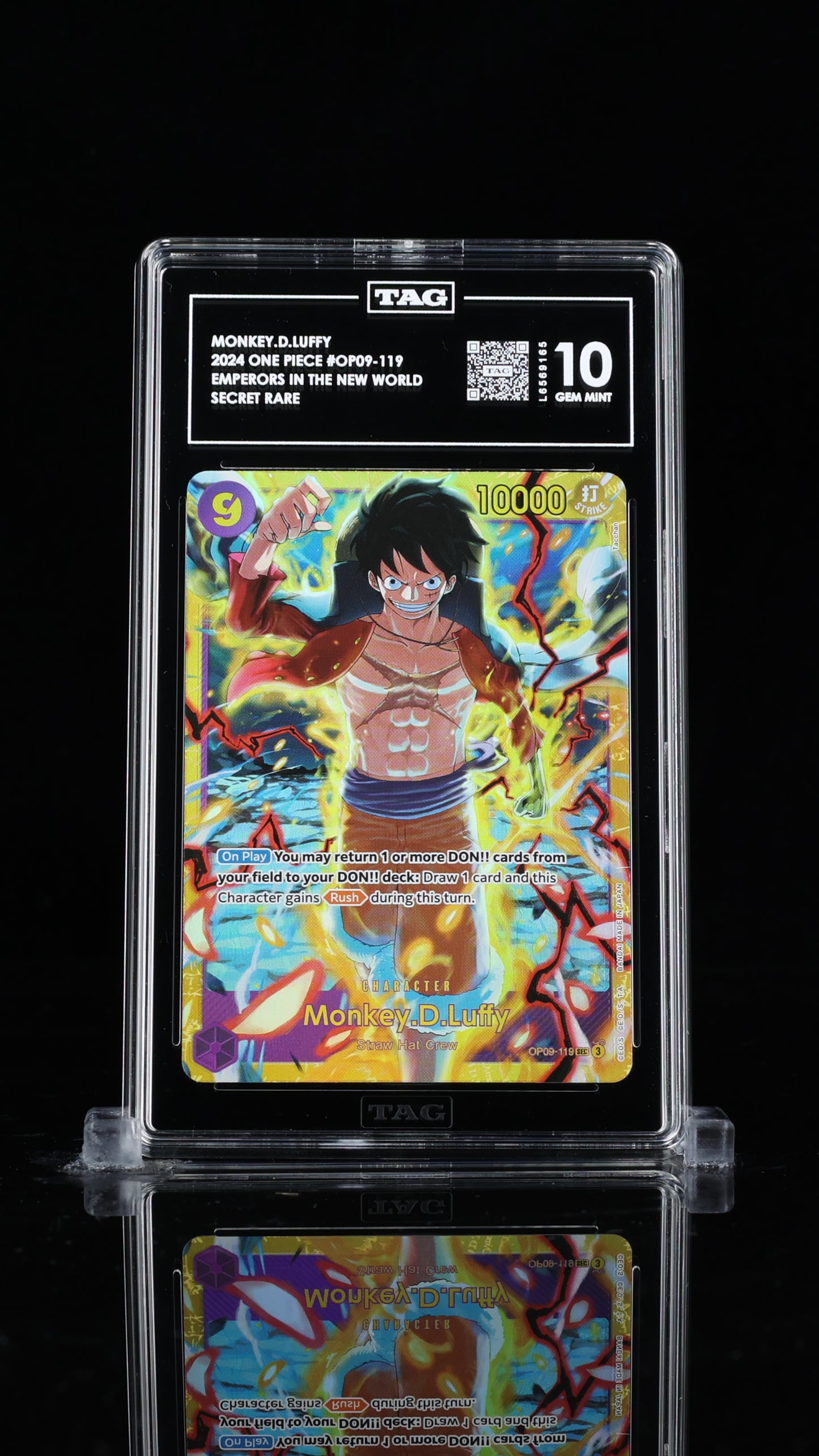 Monkey.D.Luffy 10 GEM MINT