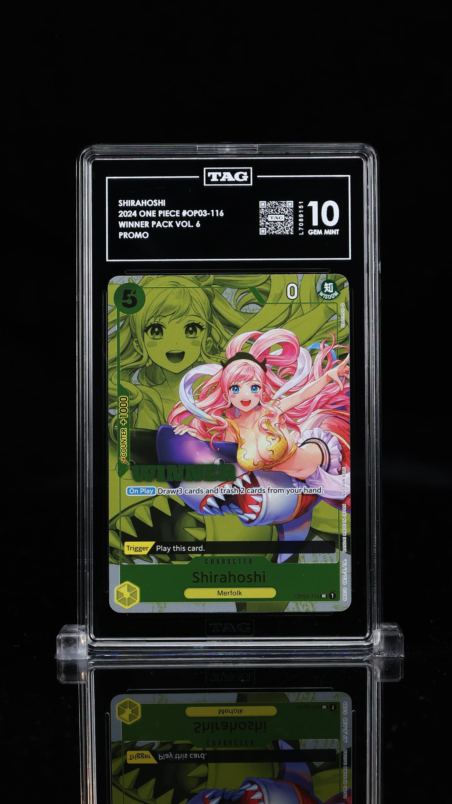 Shirahoshi Winner Pack Vol. 6 10 GEM MINT
