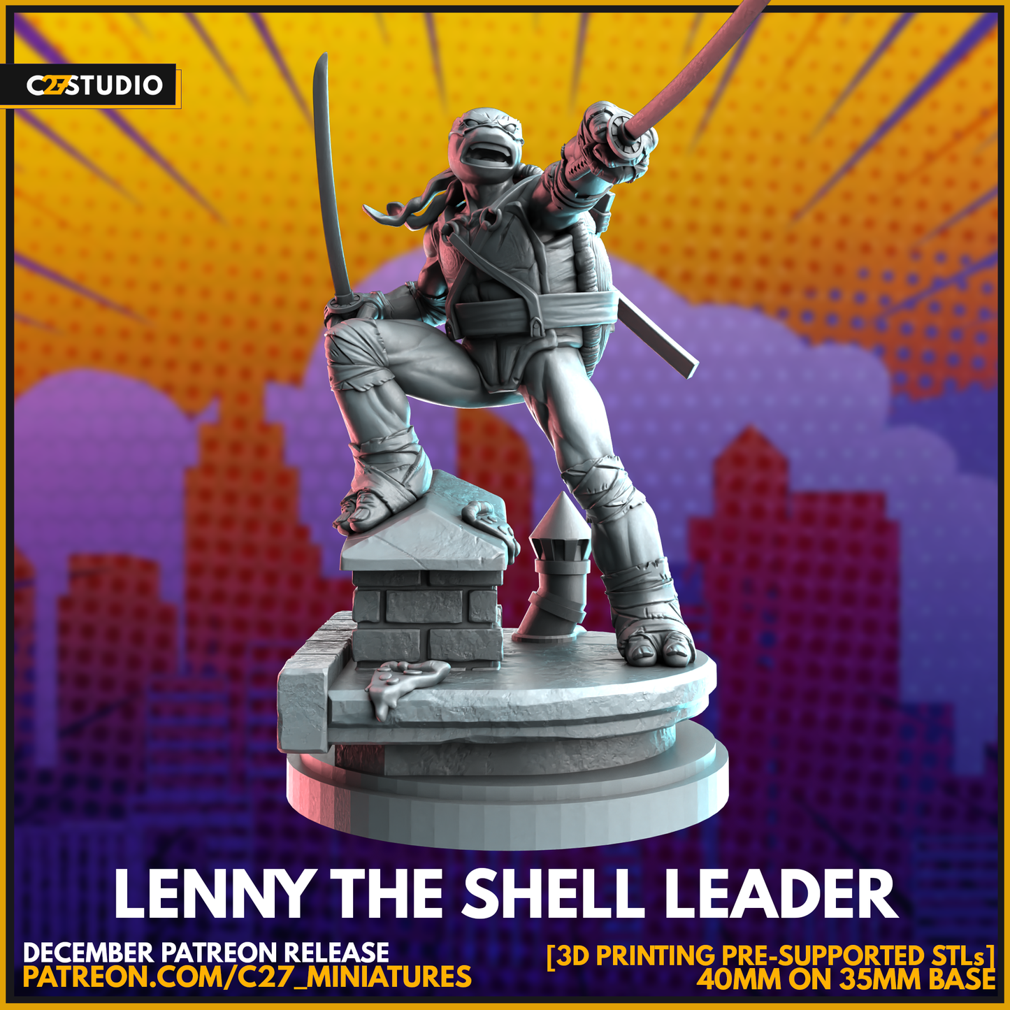 C27 Minis & Terrain December 2023 Release: Baron Zemo, Klaus, Leonardo, Lockjaw, Marvel Girl, Rogue, Spectrum, Ultron, X23