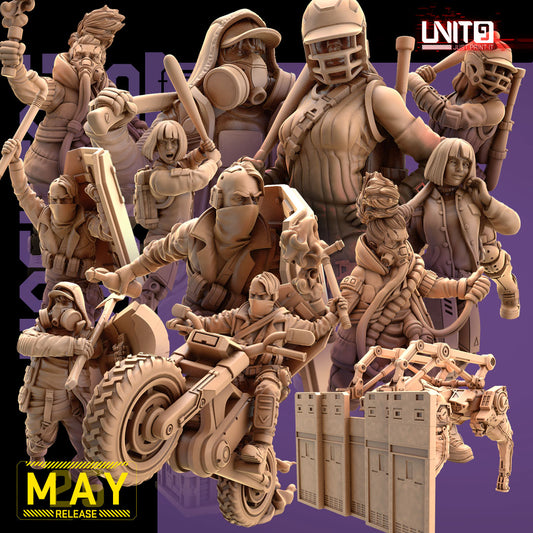 UNIT9 05.2025 – Hashtag Rioters | Greg Smasher Chomsky | Iona Shard Drayke | Nova Brickbat Cruz | Orion Vex | Panzer Pup | Raze Crowbar Mendoza