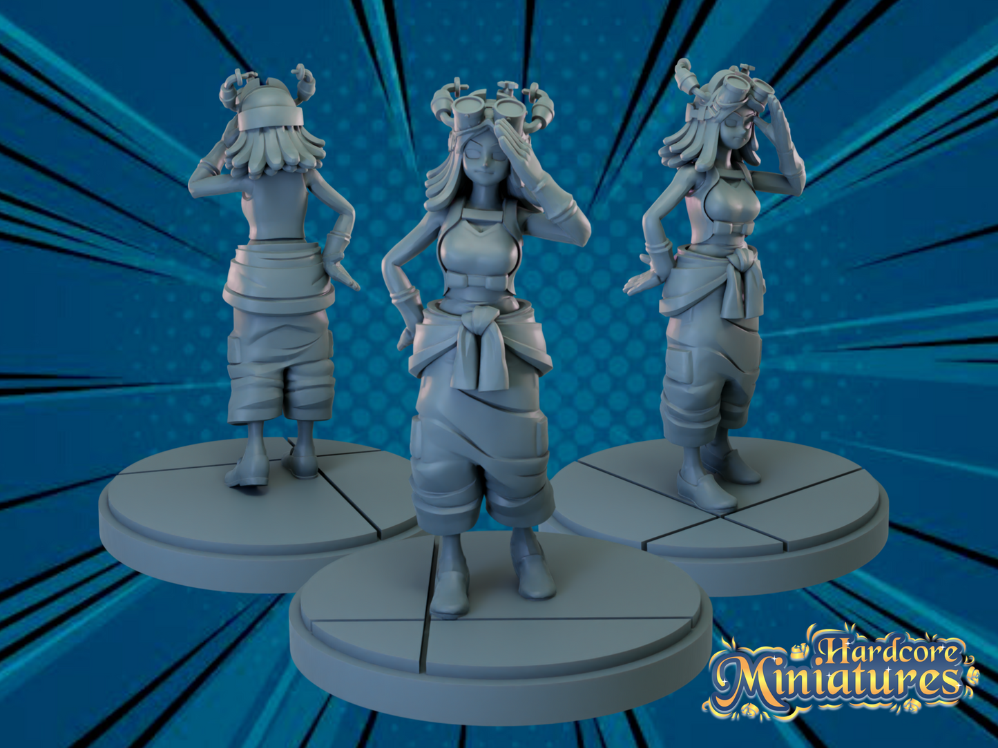 Hardcore Miniatures March 2023 Release: Aries Mū, Bonyu, Yuga Aoyama, Cygnus Hyoga, Dragon Shiryū, Gamma 1, Gamma 2, Gemini Saga, Camie Utsushimi, Mei Hatsume, North Kai, Real Steal, Red Riot, Sagittarius Aiolos, Saiyaman